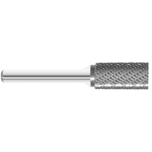 KnKut SA-5 Cylindrical Carbide Burr 1/2" x 1" x 2-3/4" OAL with 1/4" Shank
