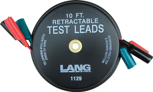 PG54 - CÂBLES DE TEST RÉTRACTABLES - 3 ÉLECTRONS X 10 PI.