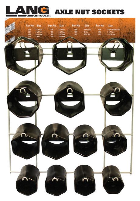 PG362 - 14-PC AXLE NUT SOCKETS DISPLAY