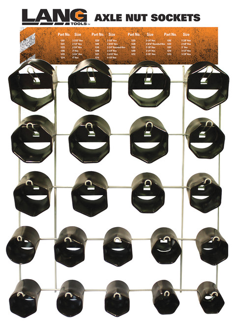 PG362 - 22-PC AXLE NUT SOCKETS DISPLAY
