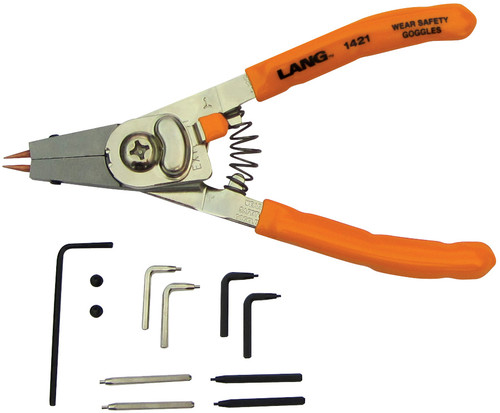 PG194 - SMALL QUICK SWITCH PLIERS WITH ADJUSTABLE STOP AND TIP KIT