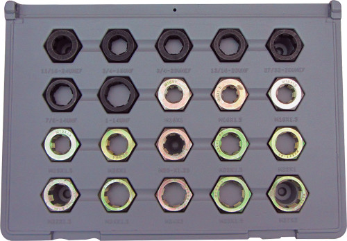 20 Pc. Master Spindle Thread Restorer Die Set