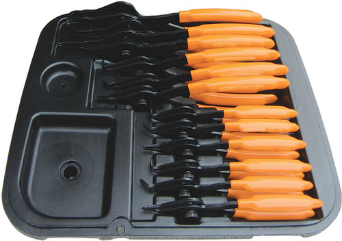 PG201 - 12 PC. COMBINATION INT/EXT RETAINING RING PLIERS SET