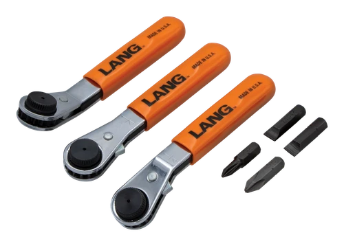 7 Pc. Ratcheting Screwdriver Bit Wrench Set