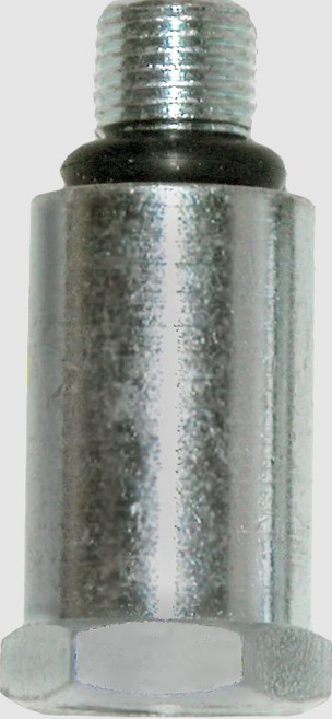 M10 x 1.00 Male x M14 x 1.25 Female Solid Adapter