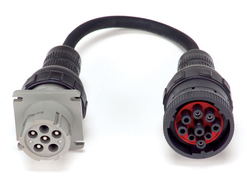 ADAPTATEUR, J1708, 6PIN À 9PIN
