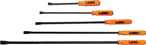 PG193  -  5 PC. PRY BAR WITH STRIKE CAP SET - 12", 17", 25", 31" AND 36"