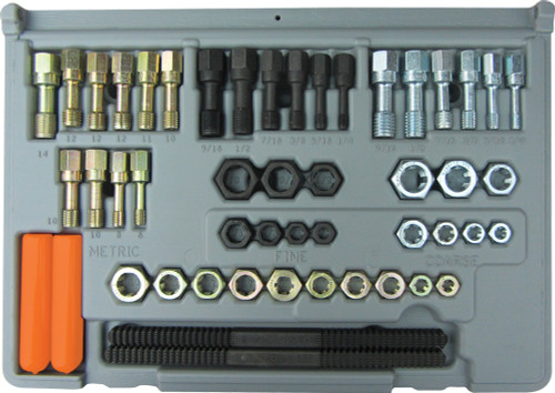 PG130 - 48-PC SAE AND METRIC THREAD RESTORER KIT PG130 - 48-PC SAE AND METRIC THREAD RESTORER KIT