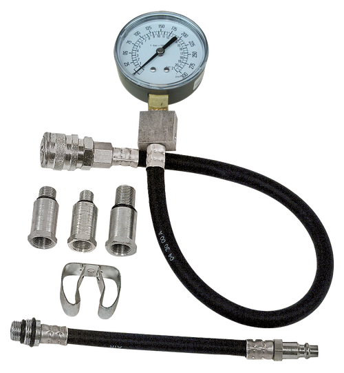 "Hands Free" Motorcycle Compression Tester