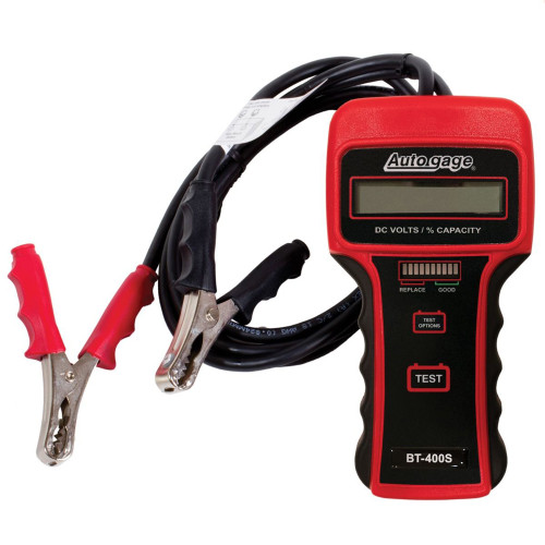 TESTEUR DE BATTERIE, 12V ROBUSTE, AUTOGAGE