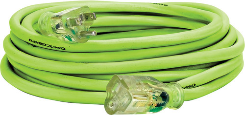 Flexzilla® Pro Extension Cord, 14/3 AWG SJTW, 25', Outdoor, Lighted Plug