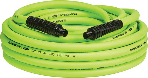 PG91 - FLEXZILLA® AIR HOSE, 1/2" X 50', 3/8" MNPT FITTINGS