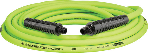 PG106 - FLEXZILLA® AIR HOSE, 1/4" X 25', 1/4" MNPT FITTINGS