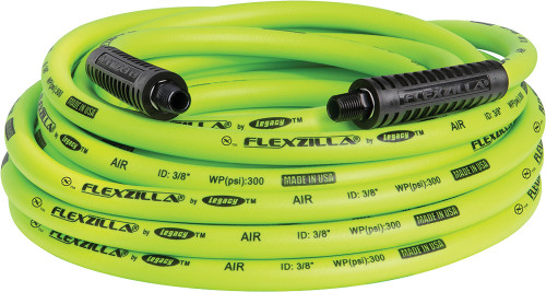 PG106 - FLEXZILLA® AIR HOSE, 3/8" X 35', 1/4" MNPT FITTINGS