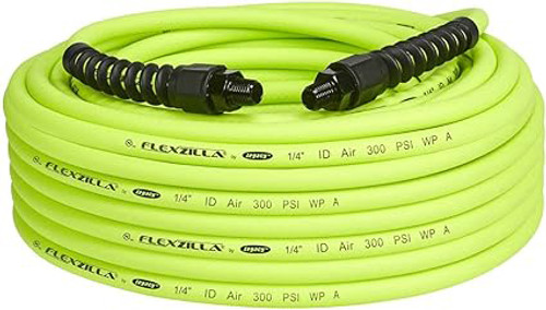 Flexzilla® Pro Air Hose, 1/4" x 100', 1/4" MNPT Fittings Flexzilla® Pro Air Hose, 1/4" x 100', 1/4" MNPT Fittings