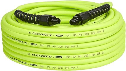 Flexzilla® Pro Air Hose, 1/4" x 100', 1/4" MNPT Fittings