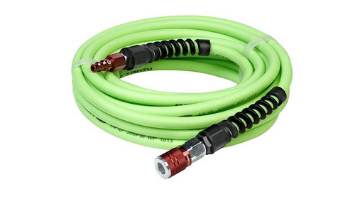 Flexzilla® Pro Air Hose, 3/8" x 100', with ColorConnex® Coupler and Plug, Type D, Red