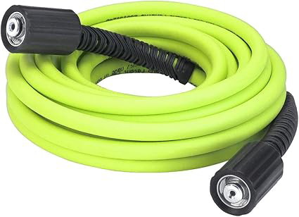 Flexzilla® Pressure Washer Hose, 1/4" x 25’, 3100PSI, M22 Fittings