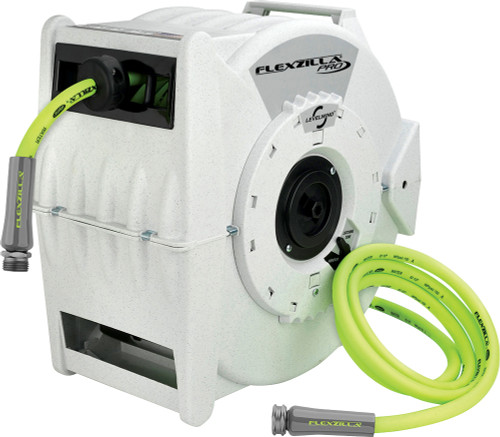 Flexzilla® Retractable Water Hose Reel with Levelwind™ Technology, 1/2" x 70'