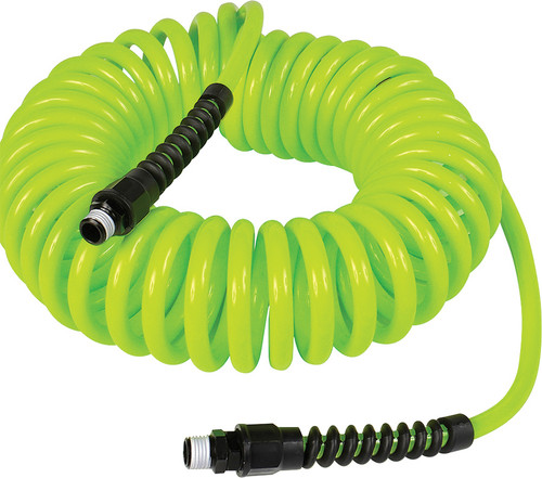 PG106 - FLEXZILLA® POLYURETHANE RECOIL HOSE, 1/4" X 25',1/4" MNPT