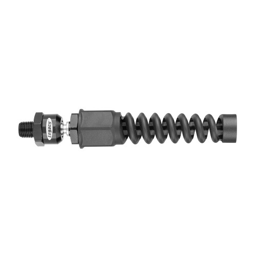 Flexzilla® Pro Air Hose Reusable Fitting with Ball Swivel, 3/8" Barb, 1/4" MNPT