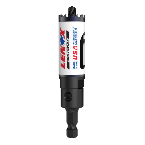 7/8" Bi-Metal Fente de vitesse Arbored Hole Saw