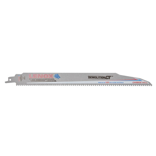 12"x1 » 6TPI Demolition Carbide Tipped Nail Embedded Recip 1 pk