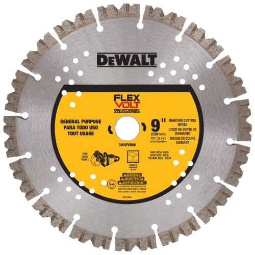 Metal Max 7" x 7/8" Angled Grinder/ Circular Saw Diamond Cut Off Wheel