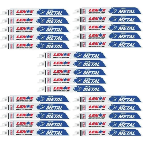 9"x1" 14TPI LAZER Heavy Metal (3/32" - 3/8") Recip 25 pk