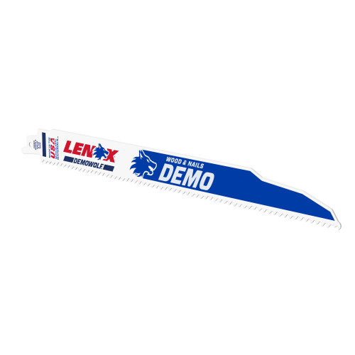 12"x1" 6TPI Demolition Nail Embedded Wood Recip 5 pk