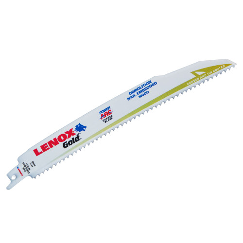 9"x1 » 6TPI Gold Power Arc Demolition Nail Embedded Recip 25 pk