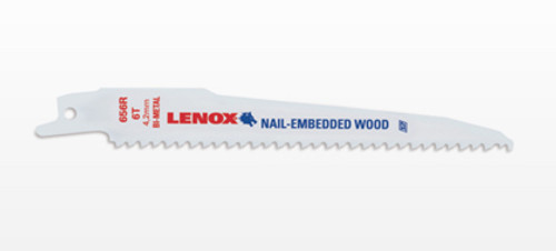 6"x3/4" 6TPI Bi-Metal Nail Embedded Wood Recip 50 pk