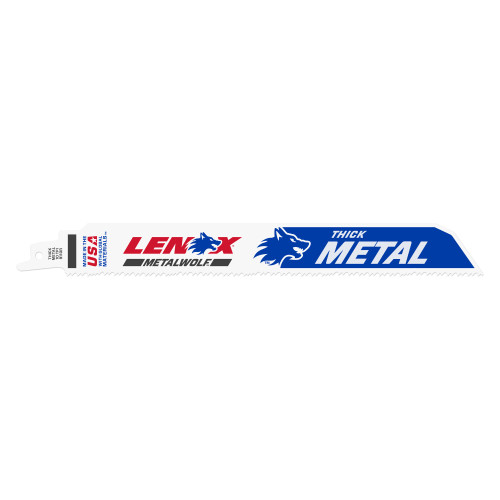 9"x1" 10TPI LAZER Heavy Metal (3/16" - 1/2") Recip 2 pk