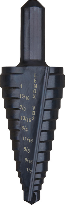 PG8  -  VARI BIT STEP DRILL BIT, 1/4" SHANK, 12.5MM - 25MM (1/2" - 1")