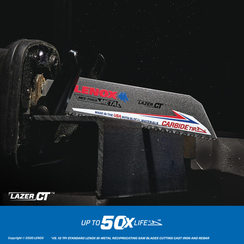 12 X 1 X 050 X 10TPI LAZER CT Recip 5PK