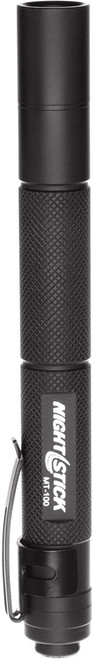 PG407  -  ALUMINUM NON-RECHARGEABLE MINI-TAC FLASHLIGHT - BLACK - 2 AAA BATTERIES