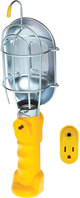 PG410 - INCANDESCENT TROUBLE LIGHT - 50' 16/3 METAL CAGE WITH TAP