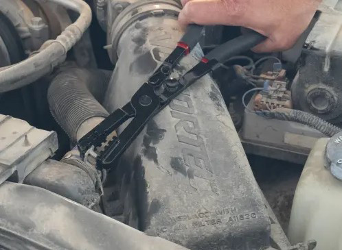 PINCES DE SERRAGE DE TUYAU DROITE