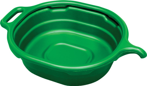 PG258 - 4.5 GALLON OVAL DRAIN PAN, GREEN