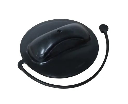 TETHERED LID, BLACK