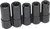 PG123 - 5-PC LARGE TAP SOCKET SET, 5/8" – 1" (16MM – 25MM)