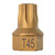 DUAL DRIVE-T45 TORX® BIT 1/4 SQUARE & 7/16" HEX DRIVES