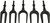 PG347 - 5 PC SEPARATOR FORK SET