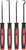PG199  -  4 PC MINI HOOK & PICK SET