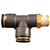 SWVL RUN "T"  Tube 1/4" OD, 1/8 MNPT