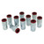 Coupleurs ColorFit, M-style Rouge, 1/4" NPT Femelle, Boîte de 10