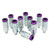 ColorFit HighFlowPRO Couplers, V-style Purple, 1/4" NPT Male, Box of 10