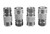 3/8" Corps féminin H-Style - 4 Pack
