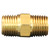 M. Hex Nipple, 1/4" NPT, 2/cd