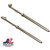 Jauge de service calibratable 986 Straight Foot Inner Duals, échelle PSI